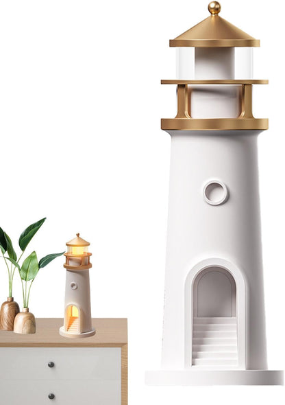 Veilleuse Phares | Lampe De Table À Projection De Lune | Lampe Phare Sans Fil Unique | Lumière D'Ambiance Rechargeable Pour Chambre D'Enfant, Décoration De Chambre À Coucher